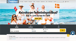 Desktop Screenshot of bravotours.dk